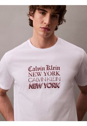 Camiseta Blanca Classic Crewneck Calvin Klein