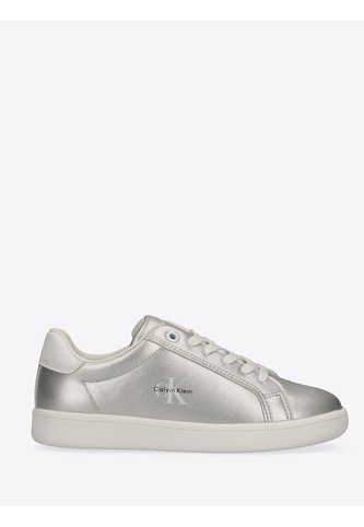 Tenis Plateado Bajos Con Cordones Calvin Klein Calvin Klein