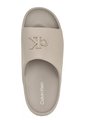 Sandalias Beige Con Monograma En Relieve Calvin Klein de Calvin Klein