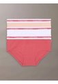 Pack Rosado Para Niña De 3 Pantys De Algodón Stretch Calvin Klein de Calvin Klein