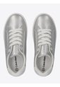 Tenis Plateado Bajos Con Cordones Calvin Klein de Calvin Klein