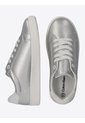 Tenis Plateado Bajos Con Cordones Calvin Klein de Calvin Klein