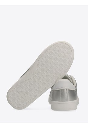 Tenis Plateado Bajos Con Cordones Calvin Klein