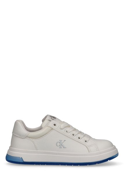 Tenis Blanco Bajos Con Cordones Calvin Klein