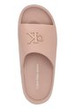 Sandalias Beige Con Monograma En Relieve Calvin Klein de Calvin Klein