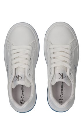 Tenis Blanco Bajos Con Cordones Calvin Klein