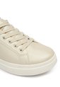 Tenis Beige Bajos Con Cordones Calvin Klein de Calvin Klein