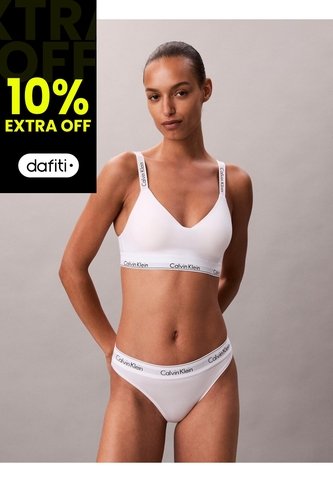 Corpiño Blanco Con Forro Ligero - Icon Cotton Modal Calvin Klein Calvin Klein