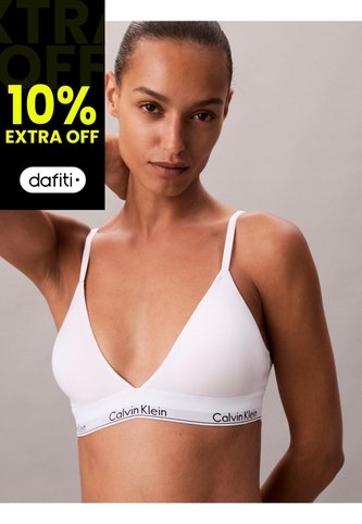 Bralette Blanco Triangular - Icon Cotton Modal Calvin Klein Calvin Klein
