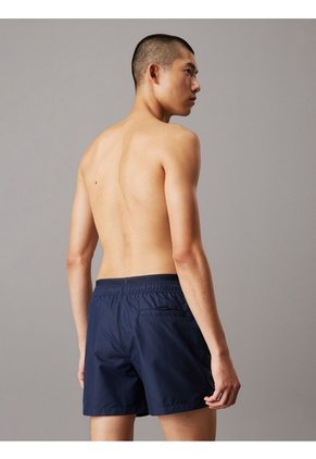 Traje Azul De Baño Corto Con Cinturilla Doble - CK Meta Legacy Calvin Klein