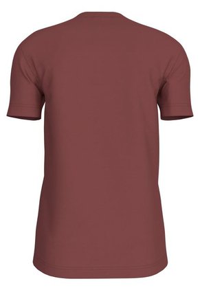 Camiseta Roja Con Logo Institutional Bicolor Calvin Klein