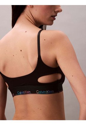 Corpiño Negro - Icon Cotton Modal Pride Calvin Klein