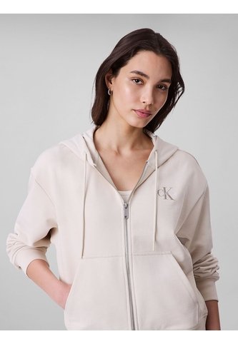 Buzo Beige Con Capota Y Cierre De Cremallera Calvin Klein Calvin Klein