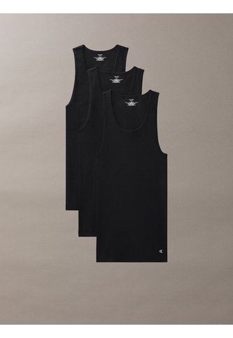 Pack Negro De 3 Camisetas De Tirantes - Cotton Classics Calvin Klein Calvin Klein