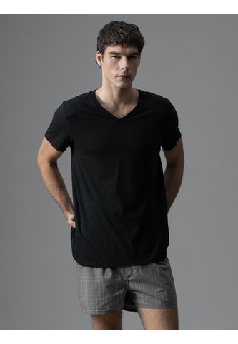 Pack Negro De 3 Camisetas Con Cuello V - Cotton Classics Calvin Klein Calvin Klein