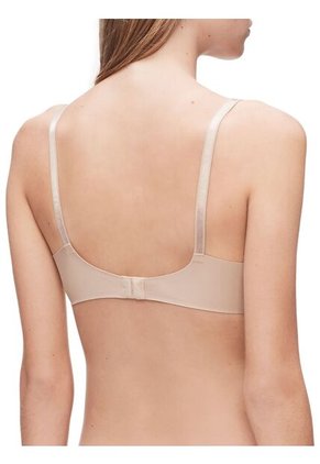 Brasier Beige De Microfibra Full Coverage Calvin Klein