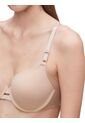 Brasier Beige De Microfibra Full Coverage Calvin Klein de Calvin Klein