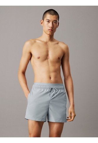 Pantaloneta Multicolor De Baño Corto Con Cinturilla Doble - CK Meta Legacy Calvin Klein Calvin Klein