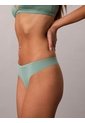Tanga Verde Con Logotipo - Invisible Calvin Klein de Calvin Klein