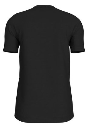 Camiseta Negra Con Logo Institutional Bicolor Calvin Klein