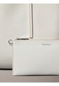Bolso Blanco Tote Con Logo Monograma Con Bolsito Calvin Klein de Calvin Klein