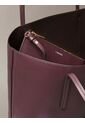 Bolso Café Tote Pequeño Con Logo En Lámina Metálica Calvin Klein de Calvin Klein