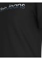Camiseta Negra Con Logo Institutional Bicolor Calvin Klein de Calvin Klein
