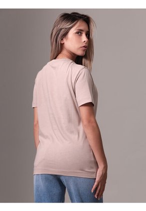 Camiseta Rosada Regular Con Logo Mixed Calvin Klein