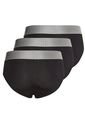 3 Pack De Calzoncillos Negros - Steel Microfibra de Calvin Klein