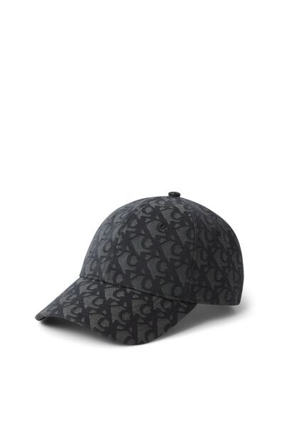 Gorra Negra Con Monograma Calvin Klein