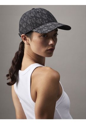 Gorra Negra Con Monograma Calvin Klein