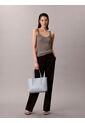 Bolso Azul Tote Pequeño Con Logo Calvin Klein de Calvin Klein