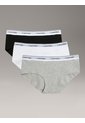 Pack Multicolor De 3 Panty Hipster Para Niña Calvin Klein de Calvin Klein