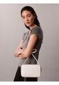 Bolso Blanco Cruzado Con Logo Monograma En Todo El Artículo Calvin Klein de Calvin Klein