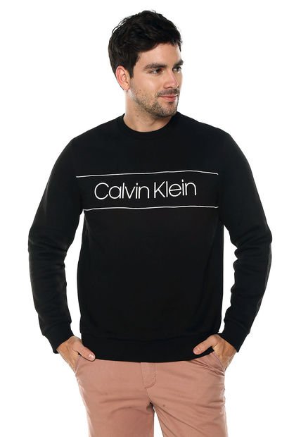Calvin Klein Hombre Buzos Cultura Hombre Buzo Negro Calvin Klein