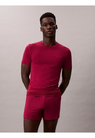 Camiseta Roja De Estar Por Casa - Ultra Soft Modal Calvin Klein Calvin Klein