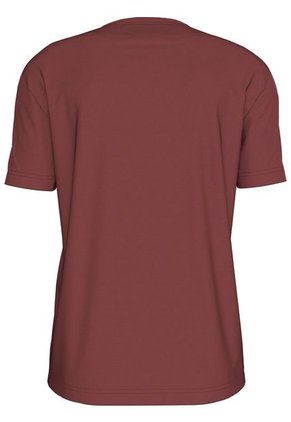 Camiseta Roja Con Micro Logo Calvin Klein