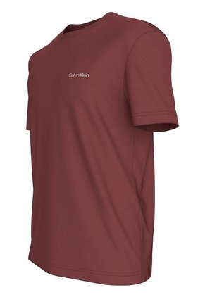 Camiseta Roja Con Micro Logo Calvin Klein