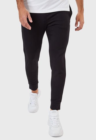 Calvin Klein - Pantalón Sudadera Negro-Blanco Calvin Klein