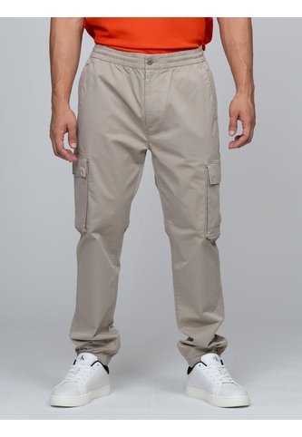 Pantalón Beige Cargo Skinny De Sarga Elástica Calvin Klein Calvin Klein