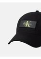 Gorra Negra De Algodón Con Parche Calvin Klein de Calvin Klein