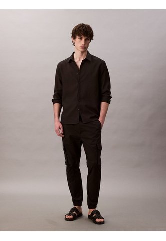 Pantalones Negro Cargo Skinny De Ripstop Calvin Klein Calvin Klein