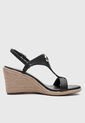 Sandalia Tacón Corrido Calvin Klein Blanta Negro de Calvin Klein