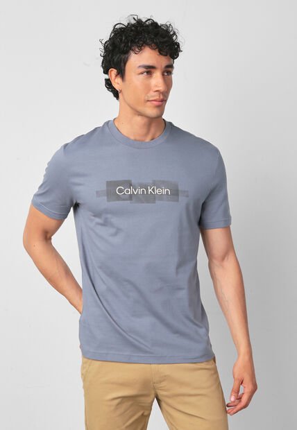 Camiseta Calvin Klein Gris