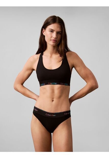 Corpiño Negro - Icon Cotton Modal Pride Calvin Klein