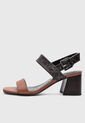 Sandalias Tacón Medio Calvin Klein Maggie Marrón de Calvin Klein