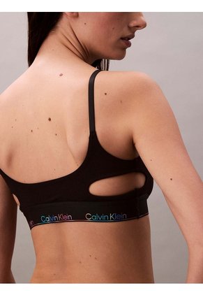 Corpiño Negro - Icon Cotton Modal Pride Calvin Klein