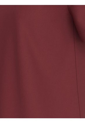 Camiseta Roja De Algodón Con Insignia Calvin Klein