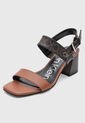 Sandalias Tacón Medio Calvin Klein Maggie Marrón de Calvin Klein