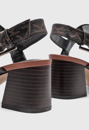 Sandalias Tacón Medio Calvin Klein Maggie Marrón